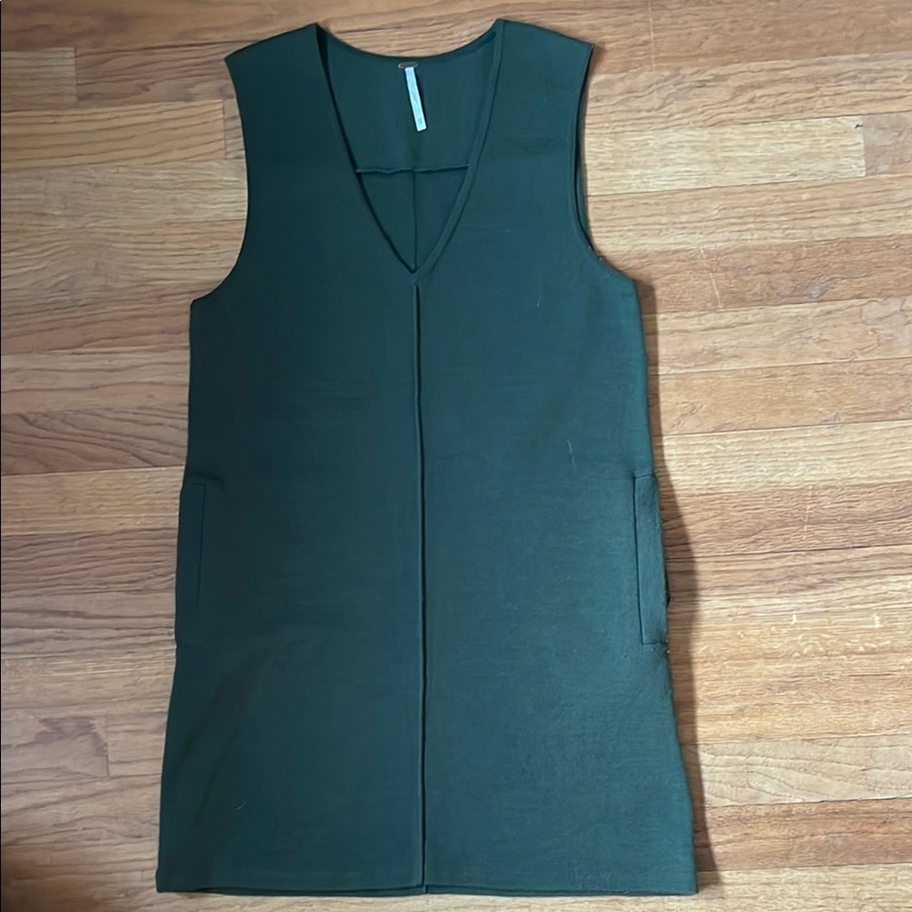 Free People Green Boxy Sleeveless Dress Versatile